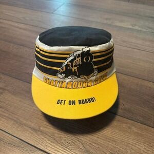 Rare‎ Vintage Chattanooga Chew Painters Hat Get On Board OSFM